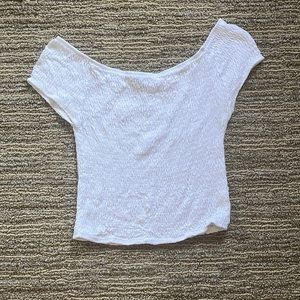 Brandy Melville White Crop Top